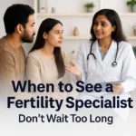 when to see a fertility specialist